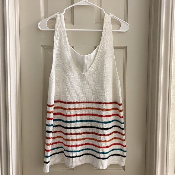 Striped sweater tank top - Picture 1 of 2